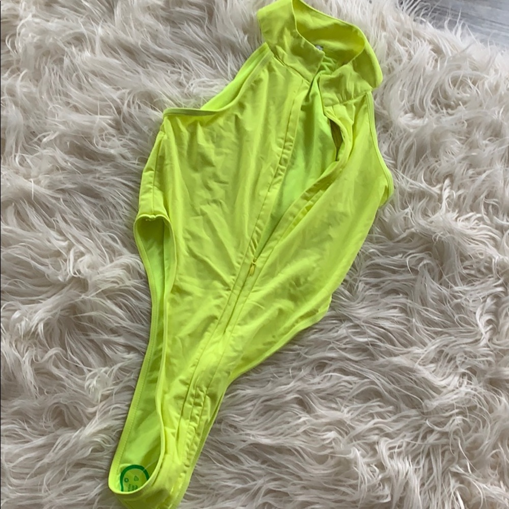 Like green one piece swimsuit
